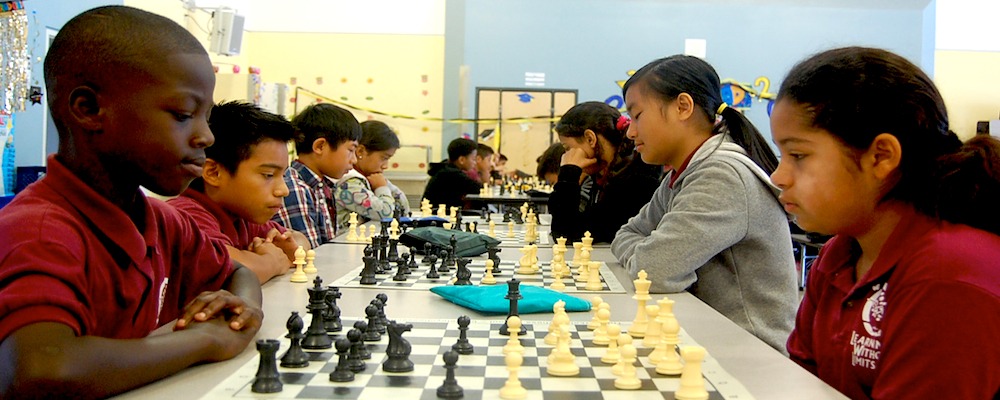 Inter-class tournament at BCS outreach school in Oakland